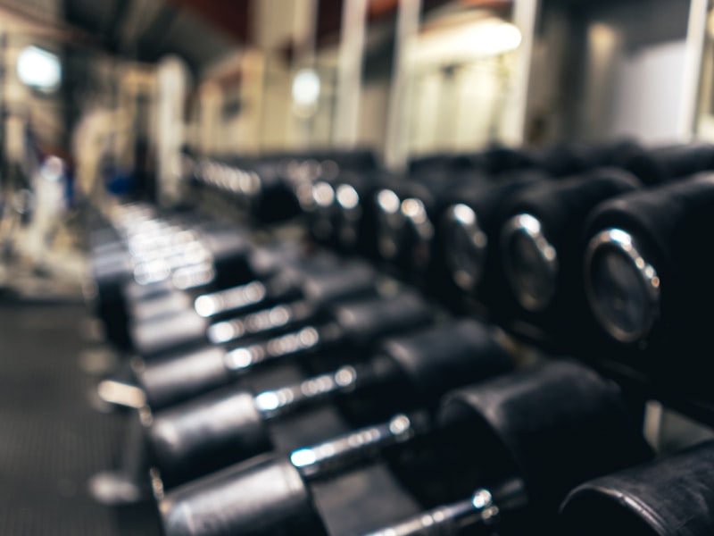 Personal training session in progress